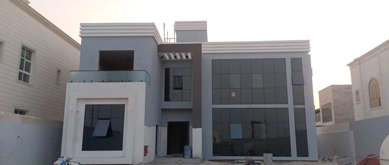Curtain wall facade installation by A R Aluminium and Glass, Abu Dhabi
