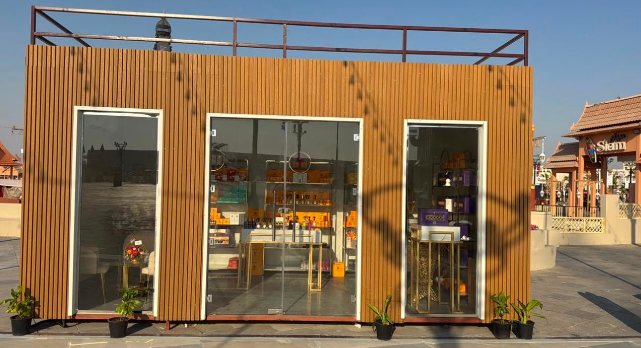 Shopfronts in Abu Dhabi &mdash; aluminium and glass frontage installed by A R Aluminium and Glass